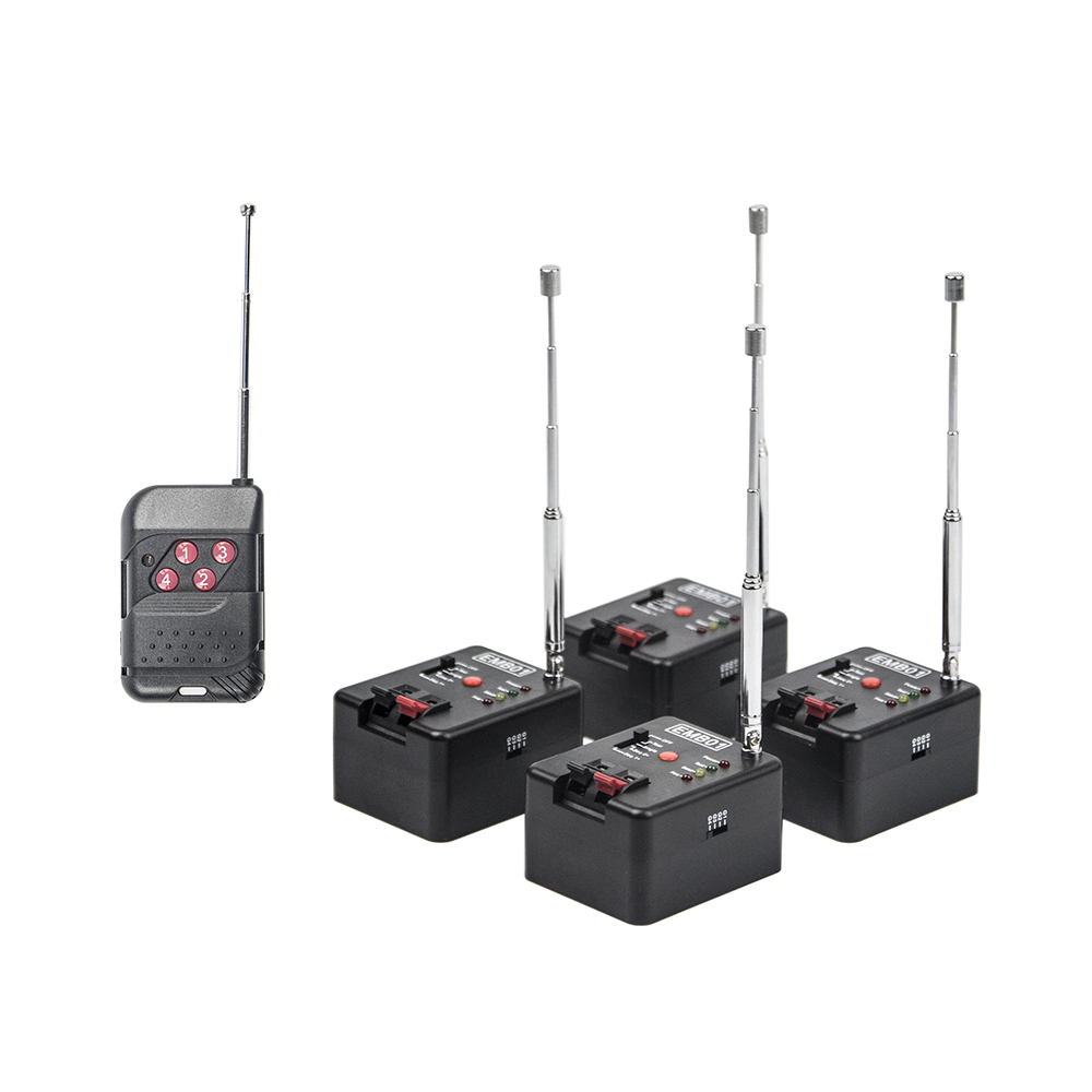 

4 Cues Remote Wireless Fireworks Firing system&Sequential Fire&Wedding equipment&stage equipment