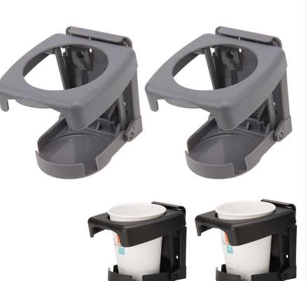 

POSSBAY Car Auto Truck Folding Mount Coffee Beer Multifunctional Drink Can Cup Bottle Holder Stand Black/Gray Car Styling