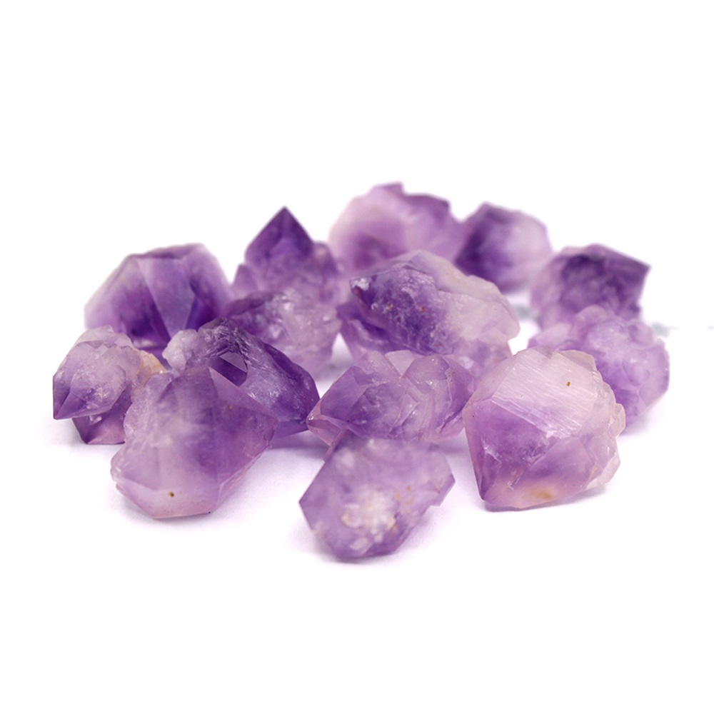 

100g Natural purple Amethyst Skeletal drusy Quartz Point Crystal Cluster Healing point Specimen Stones Crystals and Minerals Home Desk Decor
