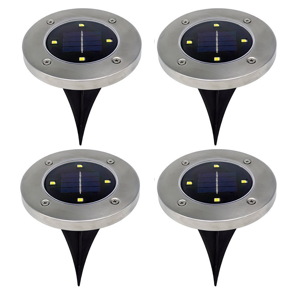 

Solar Powered 8 LED Lighting Buried Ground Underground Light for Outdoor Path Garden Lawn Landscape Decoration Lamp