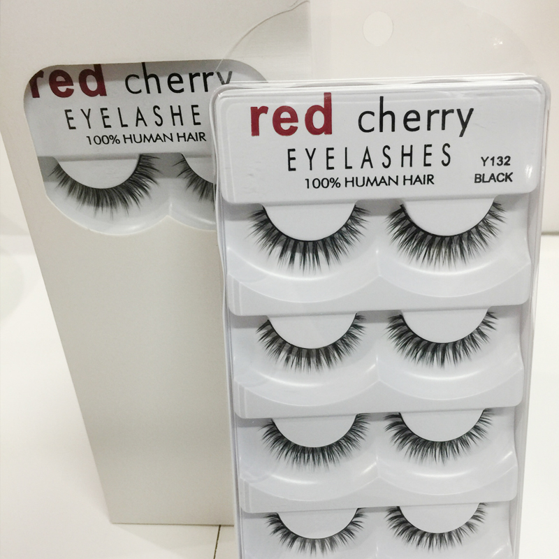 

Red Cherry False eyelashes 5 pairs/pack 8 Styles Natural Long Professional makeup Big eyes High Quality by ottie