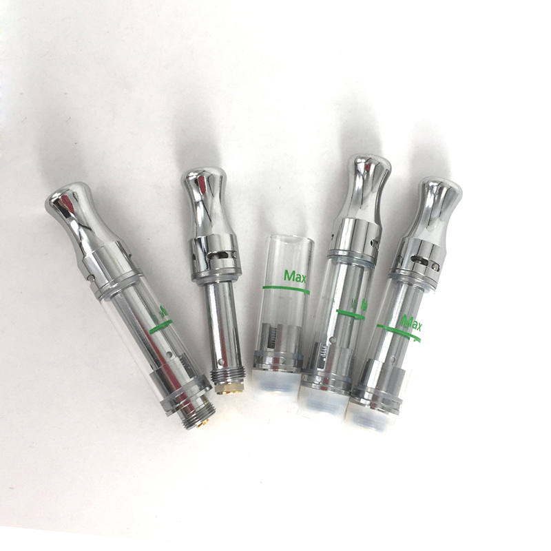 

High Quality 101 Atomizer Glass Tank Ceramic Coil Glass Vape Cartridge Top Adjustable Airflow Thick Oil Vaporizer Central Removable