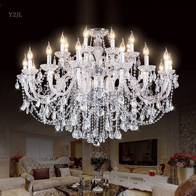 

Modern Crystal chandelier lighting Living Room Cristal Lamp Home Lighting Fixture Large Crystal chandeliers Lustres de cristal