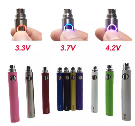 

EVOD Variable Voltage battery 650mAh 900mAh 1100mAh evod twist eGo ecig batteries for MT3 CE4 CE5 atomizer