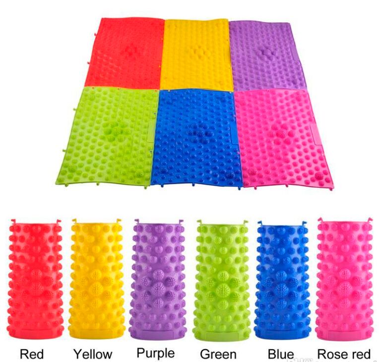 

Toe Plate Foot Massage Acupressure Reflexology Cushion Foot Pad Mat Health Promoting Blood Circulation Foot Treatment