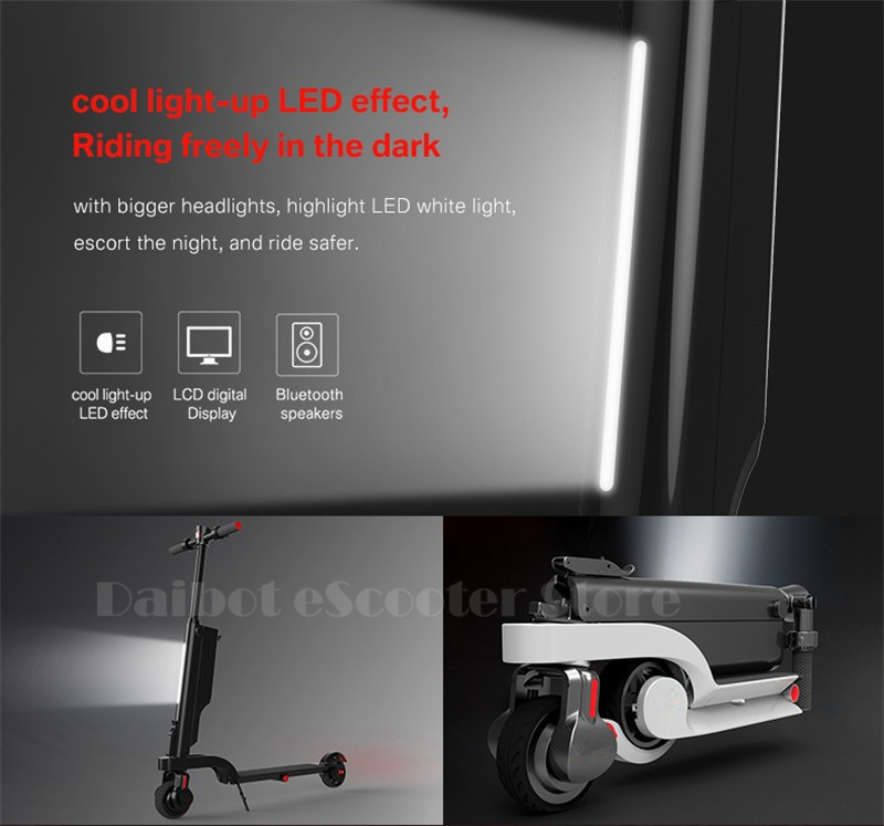 Daibot E Scooter 24V Two Wheel Electric Scooters 5.5 inch Mini Portable Folding Adult Electric Scooter With Bluetooth APP (3)