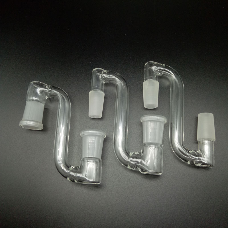 

Wholsale New Glass Drop Down Adapter Female Male 14mm 18mm To 14.5mm 18.8mm Joint Glass Dropdown Adapters For Glass Oil Rigs