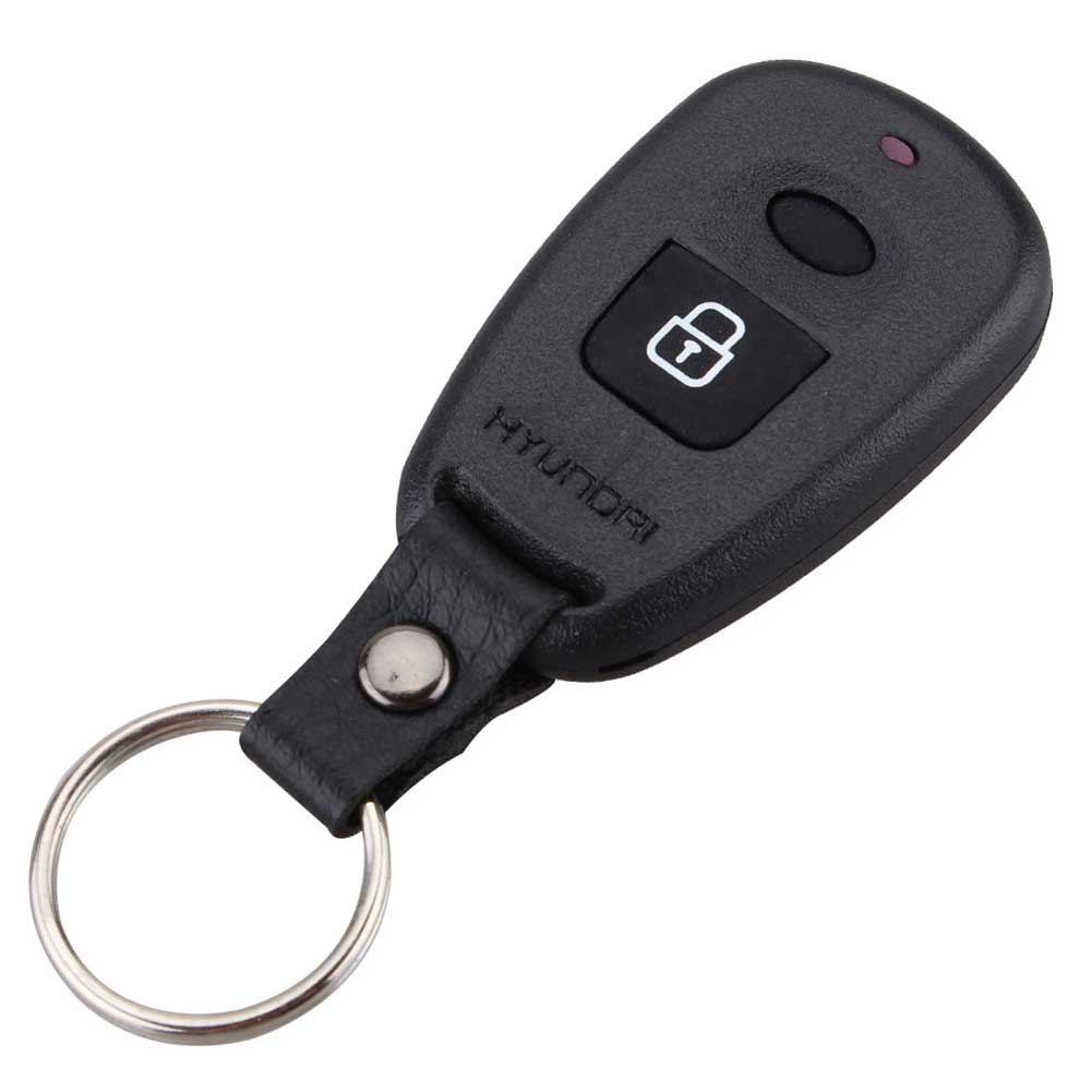 2 Buttons Remote Case Fob Housing Replacement Key Shell Blank With Battery Place Position For Car Hyundai Elantra-image-415771159