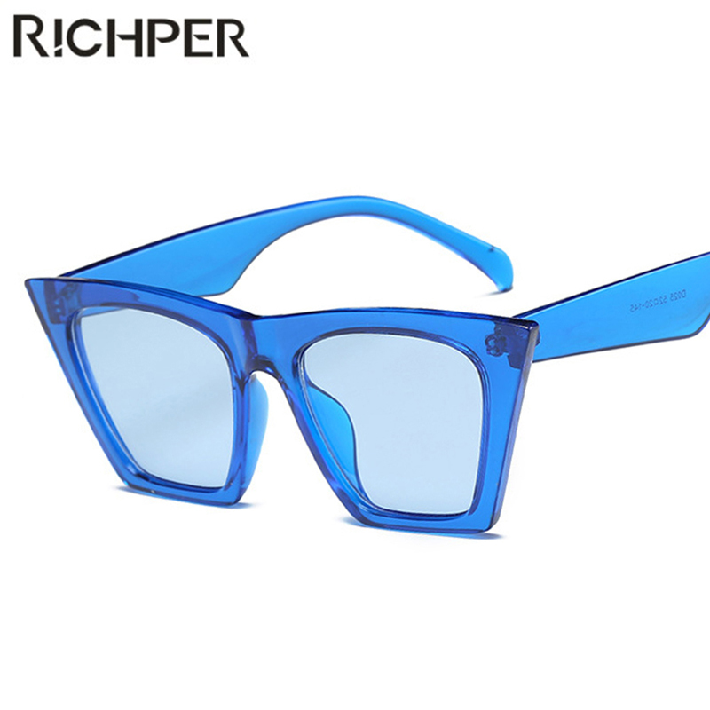 

RICHPER Vintage Cat Eye Sunglasses Women Retro Sexy Classic Sun Glasses Men Female Eyewear oculos de sol UV400