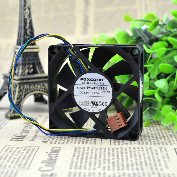 

For Foxconn FOXCONN PVA070F12H 12V 0.42A 7CM 7020 4-wire PWM CPU fan