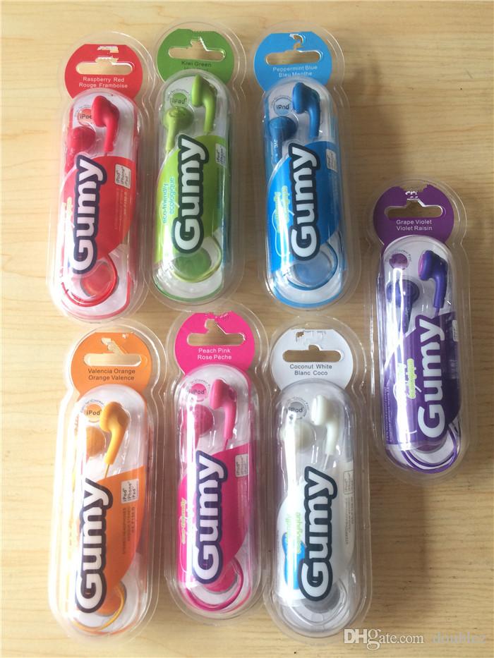 

GUMY gummy HA-F150 EARPHONES STEREO HEADPHONES In-ear Earbuds 3.5mm for ipod ipad iPhone8 7 6 6s plus Samsung S7 S6 Edge MP3 MP4, Mix colors