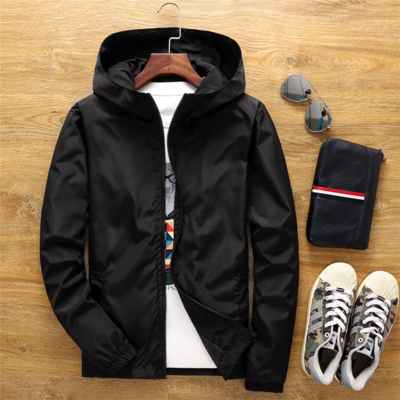 

2018 New Reflective jacket windbreaker men women jaqueta masculina college jackets Big Size -7XL, Black