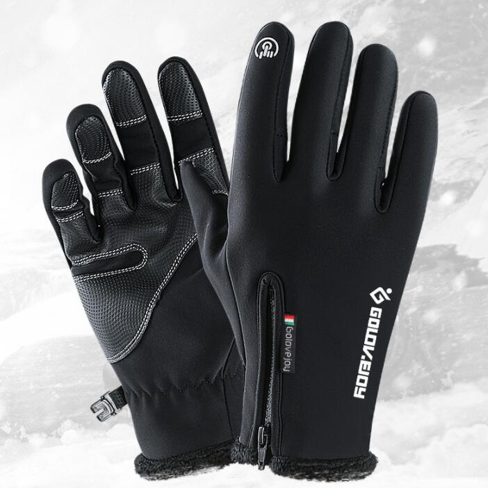 VBIGER Gants Hiver Impermeable Chaud Tactile Gants Sport V/élo Running Ski Randonn/ée pour Hommes et Femmes