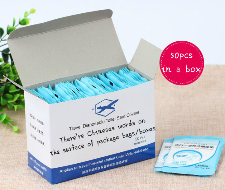 

Disposable Toilet Seat Cover Mat Protectable Waterproof Portable Closetool Toilet Pads Sanitary Restrooms Travel Work Train Mom Helper