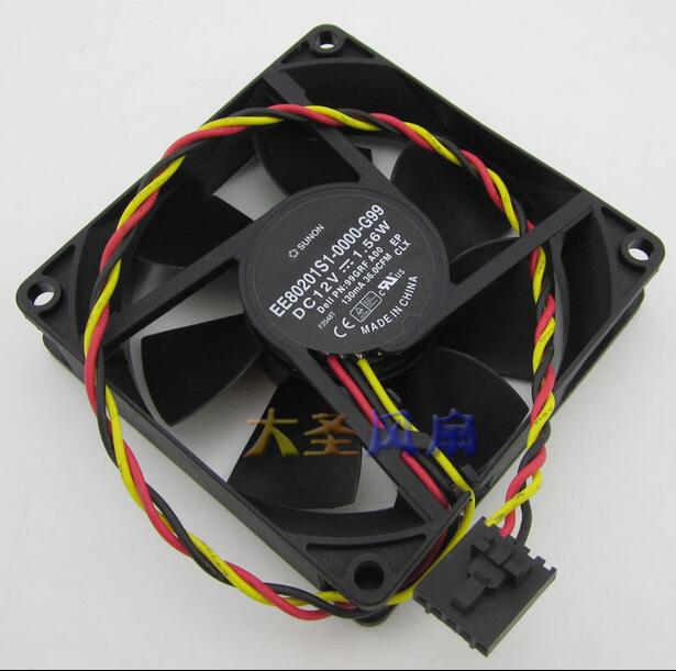 

Original SUNON EE80201S1-0000-G99 8020 8cm 12V 1.56W 3 Wire Fan