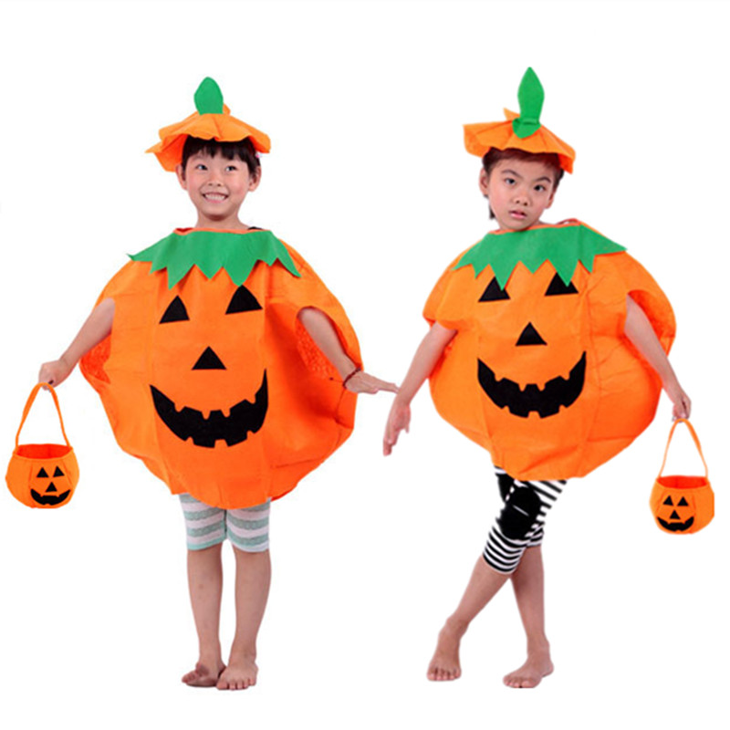 Halloween/&Thanksgiving Pumpkin Costume Toddler Baby Fall Long Sleeve Jumpsuit Outfits Cosplay Party Dress Up
