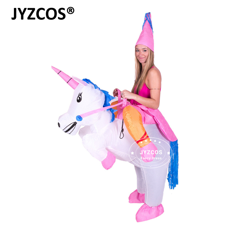 Halloween Flamingo Inflatable Costume Rider Kids Party Fancy Spoof Dress US