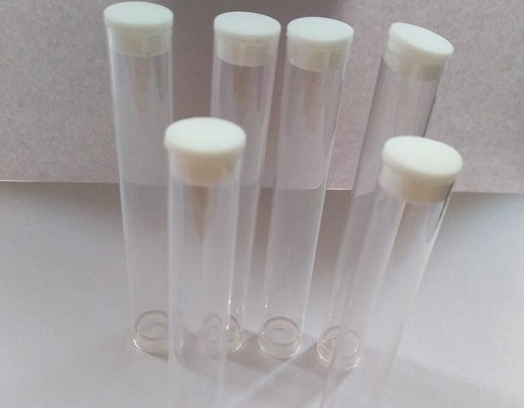 

New Design PP Tube Vaporizer Pen Vape Cartridges Clear Plastic Packaging Tubes for CE3 Thick Oil Cartridge Tank