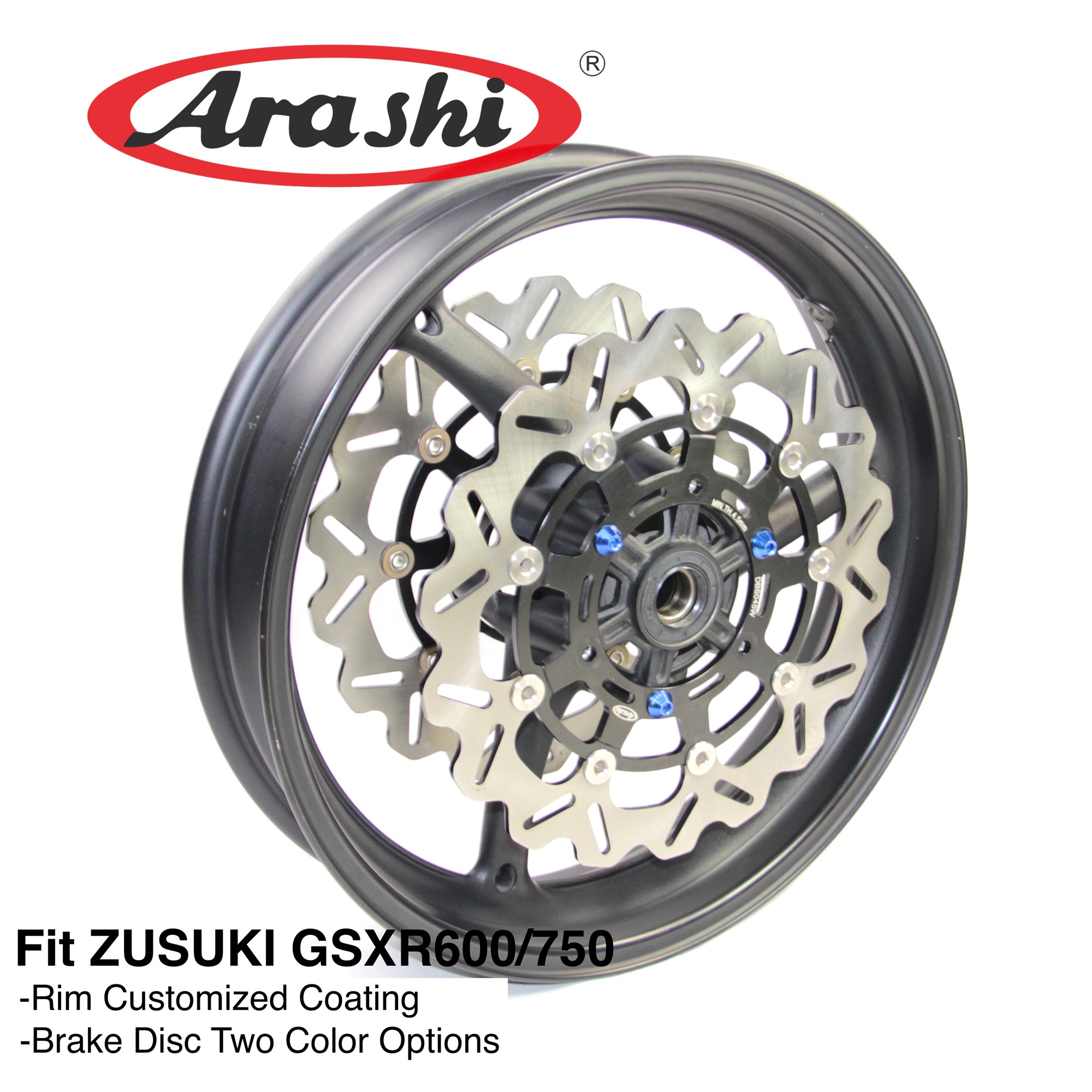 

Arashi For Suzuki GSXR 600 750 2008 2009 2010 Front Wheel Rim Brake Disc Disk Rotor Motorcycle GSX R GSX-R 1000 GSXR600 GSXR750