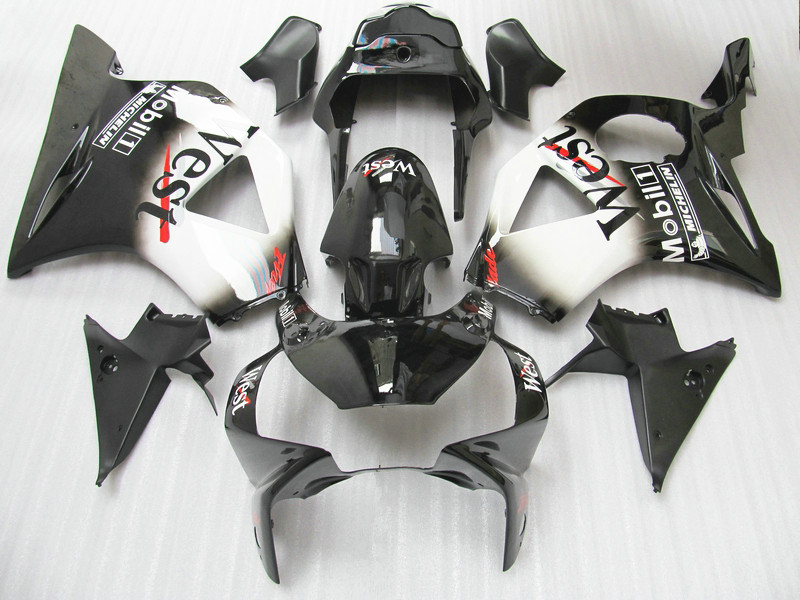 

Black white fairings set for Honda CBR900RR 2002 2003 CBR954 fairing kit 02 03 CBR954RR CBR 954RR QQ89, Same as picture