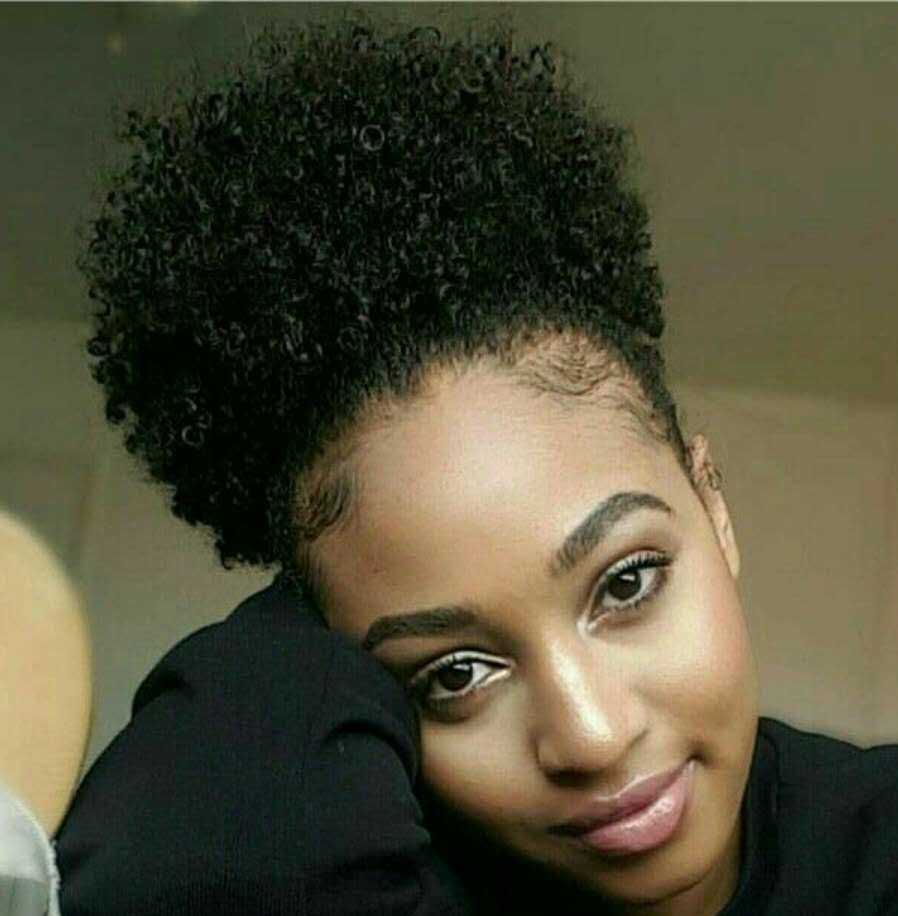 

100% real hair curly puff afro ponytail hair extension clip in Remy afro kinky curly drawstring ponytails human hair piece 120g