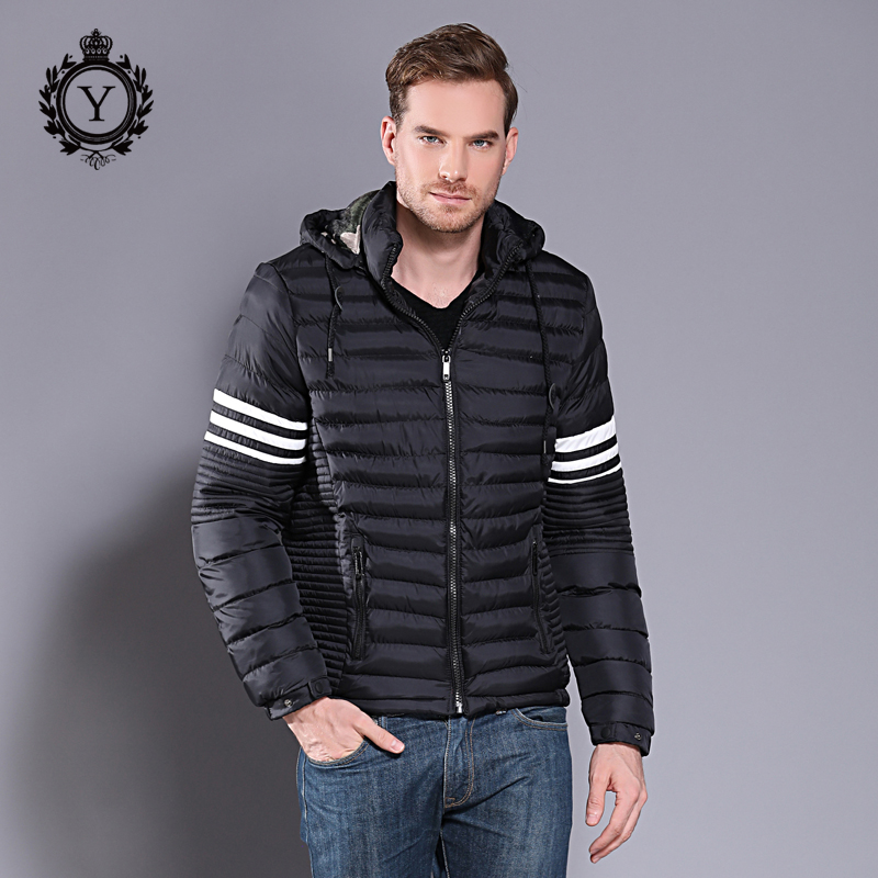 COUTUDI 2018 Winter Jacket Men High quality Cotton Padded Hooded Brand jacket Fashion Thick Outwear Mens Warm Parkas