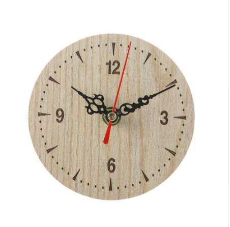 Wall Clock Wooden Rustic Retro Shabby Chic Home Kitchen Decor Art Gifts #3