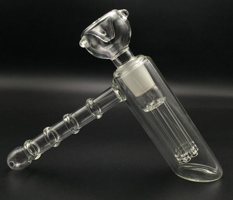 

New glass hammer 6 Arm perc glass percolator bubbler water pipe matrix smoking pipes tobacco pipe bong bongs showerhead perc two functions