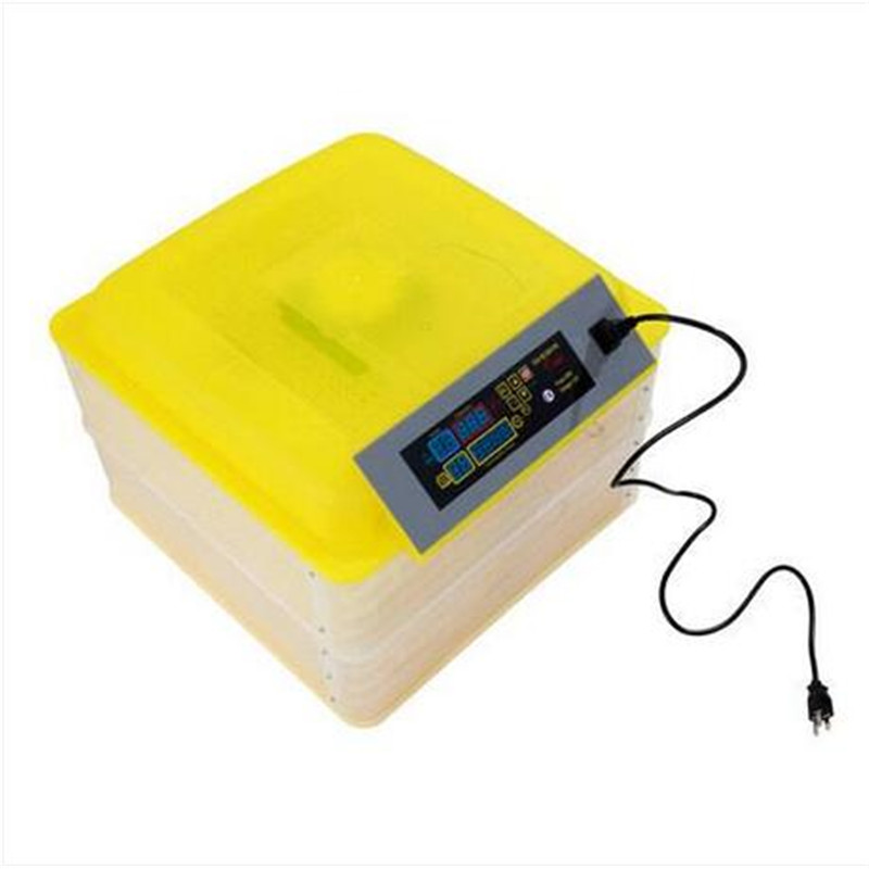 

Free shipping Wholesales Hot sales 96-Egg Practical Fully Automatic Poultry Incubator (US Standard) Yellow & Transparent
