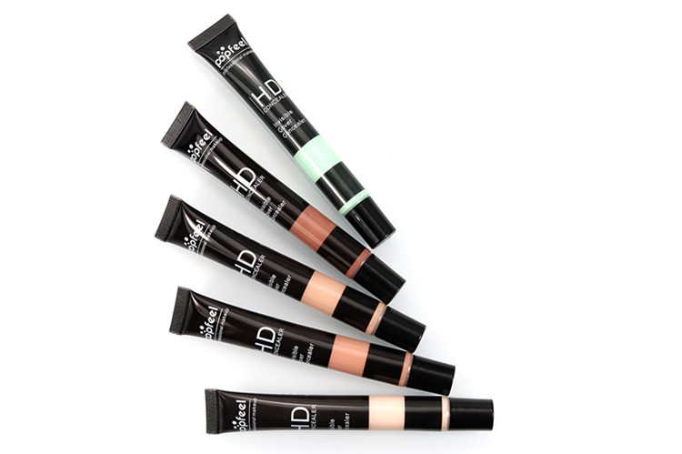 

Popfeel Concealer Invisible Cover Primer Concealer Cream Face Eye Make Foundation Contour Palette 5 Colors DHL free, Mixed color
