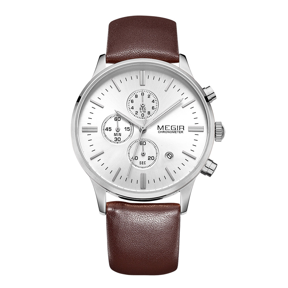 Brown -silver