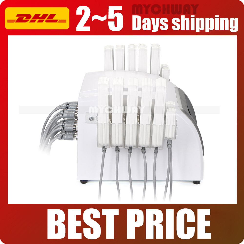 

14080mw 635nm-650nm Laser LLLT Body Slimming System Weight Loss Beauty Machine 14 Pads