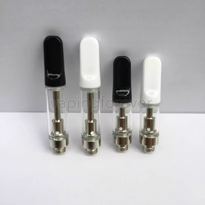

TH205 Vape Cartridge Atomizers 0.5ml 1.0ml Empty Ceramic Coil Vapes Cartridges Thick Oil Ceramics Tips Glass Tank Vapor Pen 510 Vaporizer