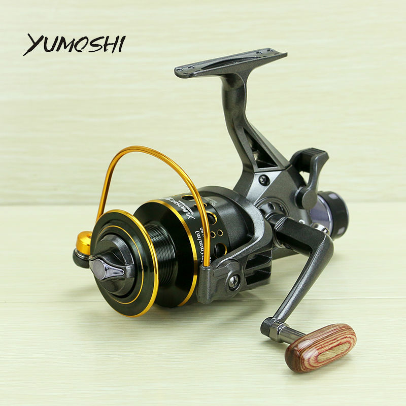 

YUMOSHI 2017 new 10+1 BB Front and Rear Drag reels 3000 4000 5000 6000 fishing reels Y18100706