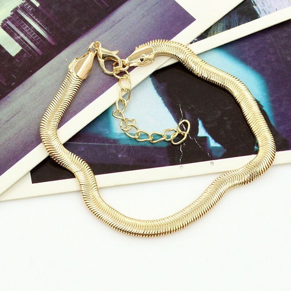 

New Silver/Gold Plated Snake Chain Anklet Bracelet Summer Beach Foot Jewelry Accessories for Women and Girls, Red;blue