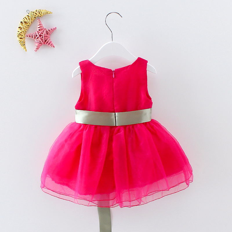 

0-2 Year Baby Clothing Girl Dresses Summer Girls Bow Vest Dress Infant Girl Sleeveless Dot Dress Baby Birthday Dress Clothes, Purple