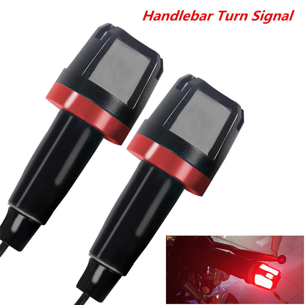 

Motorcycle Handlebar Turn Signal Light Waterproof Indicator Warning Light For Harley Honda Yamaha Suzuki LED Turn Signal Light