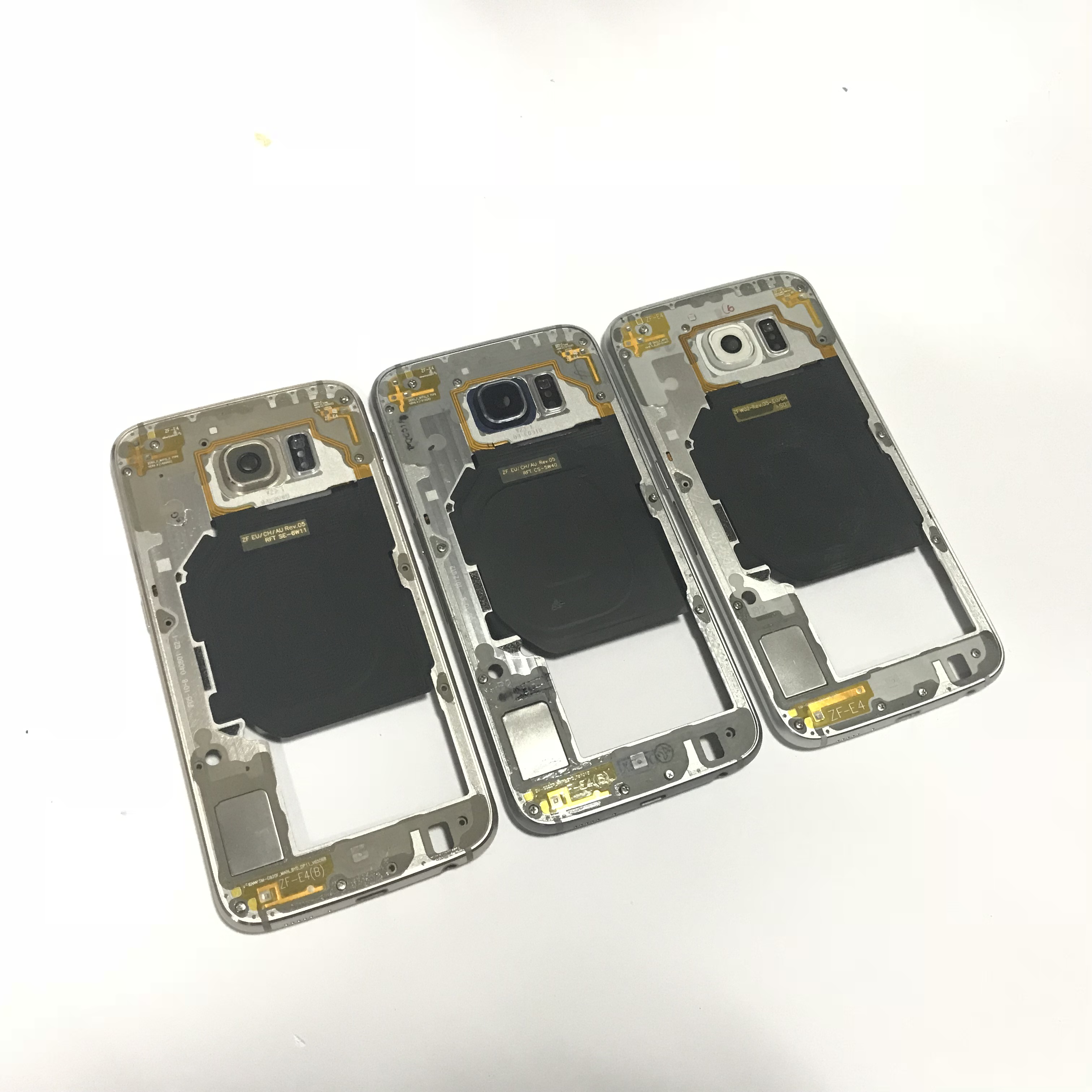 

For Samsung Galaxy S6 G920A G920P G920F High Quality Middle Frame Bezel Housing Replacement With Side Button