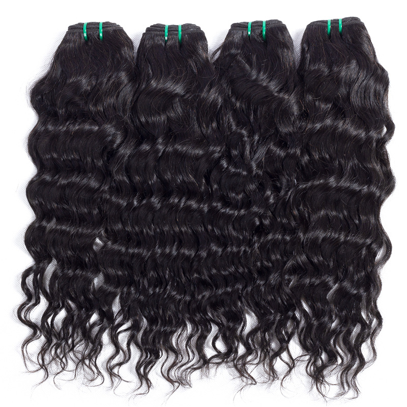 

ELIBESS HAIR-Brazilian Human Hair Deep Wave 5 bundles 50g/pcs 250g /lot Remy Human Hair Weft