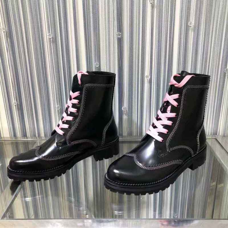 

[Original Box] New Arrival JC Womens Velvet Pink Yellow Lace Up Martin Square Heels Boot Ankle Winter London Real Leather Boots, With brand logo
