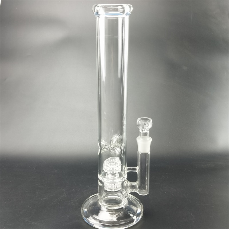 

Fashion blue golden curves hookah percolator high borosilicate glass water pipe percolator factory sale hookah glass bong factory selling