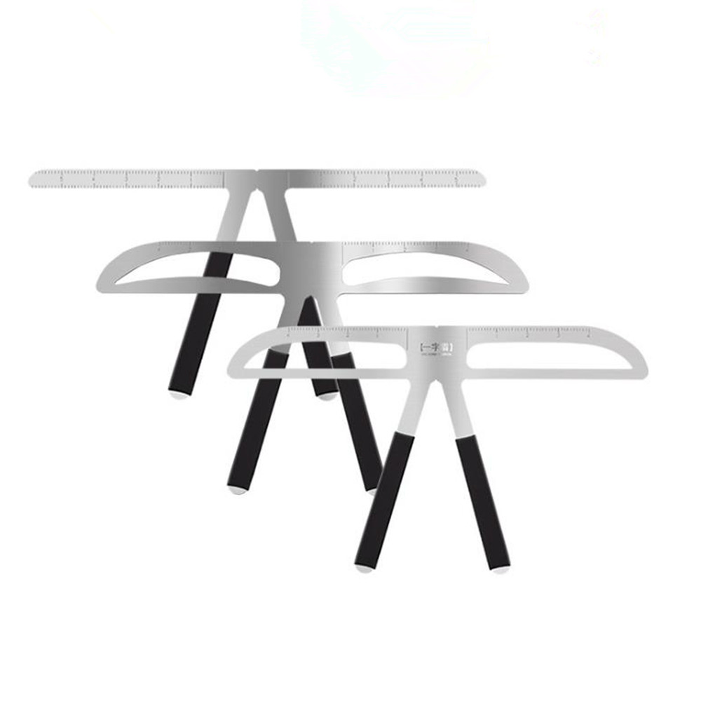 

Grooming Brow Painted Shaping DIY Eyebrow Grooming Stencil Ruler Reusable Eyebrow Ruler Measure Tool-European style eyeb