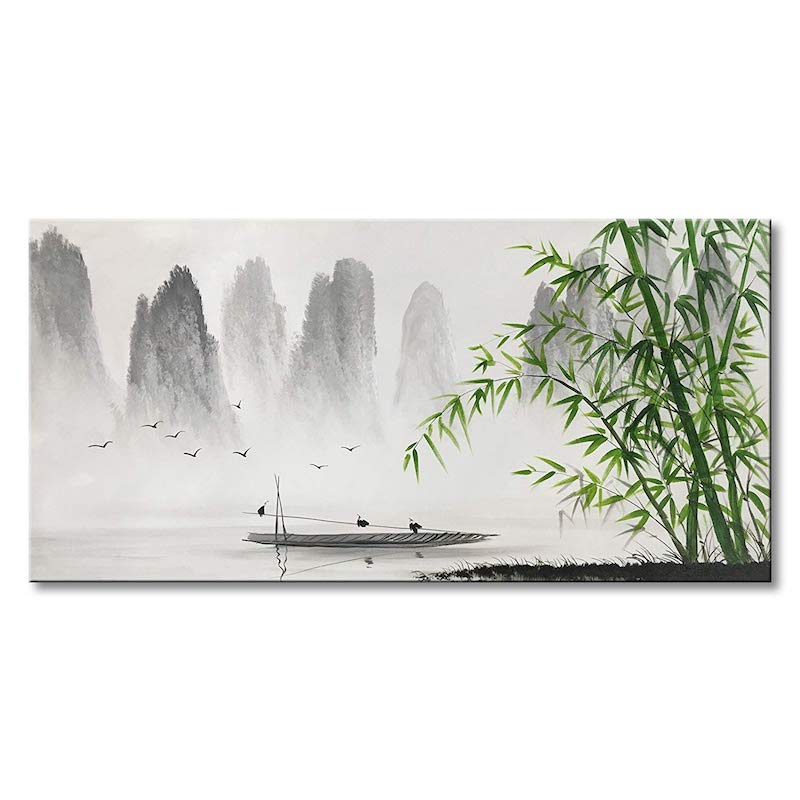 Vente En Gros Paysages De Toile Noir Blanc 2020 En Vrac A Partir