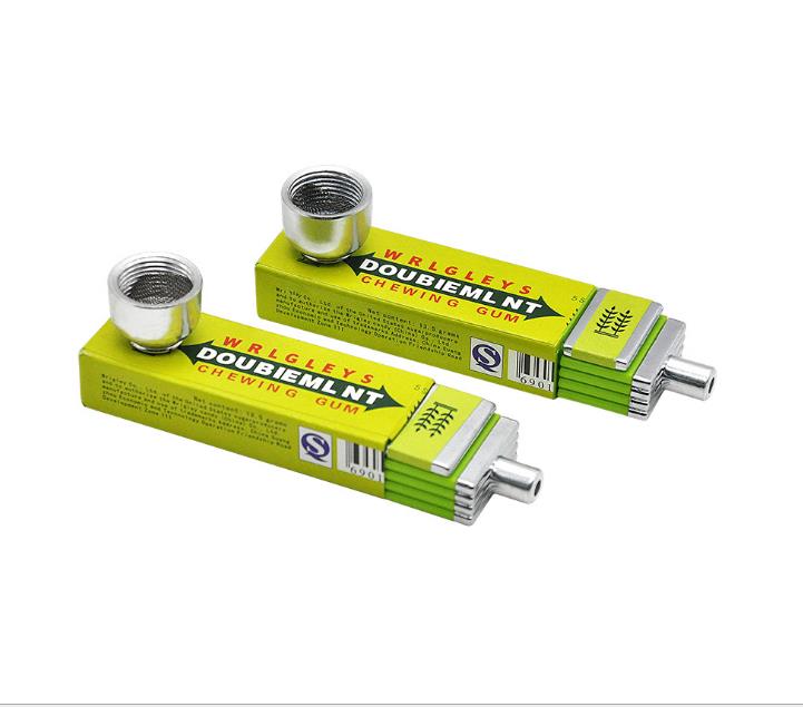 

Small Chewing Gum Pipe Metal Pipe Mini Aluminum Pipe
