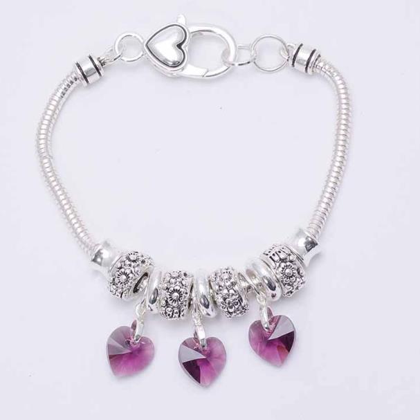 

The pan family hot seller bracelet Austrian crystal fashion jewelry beaded bracelet lady's bracelet hot sell
