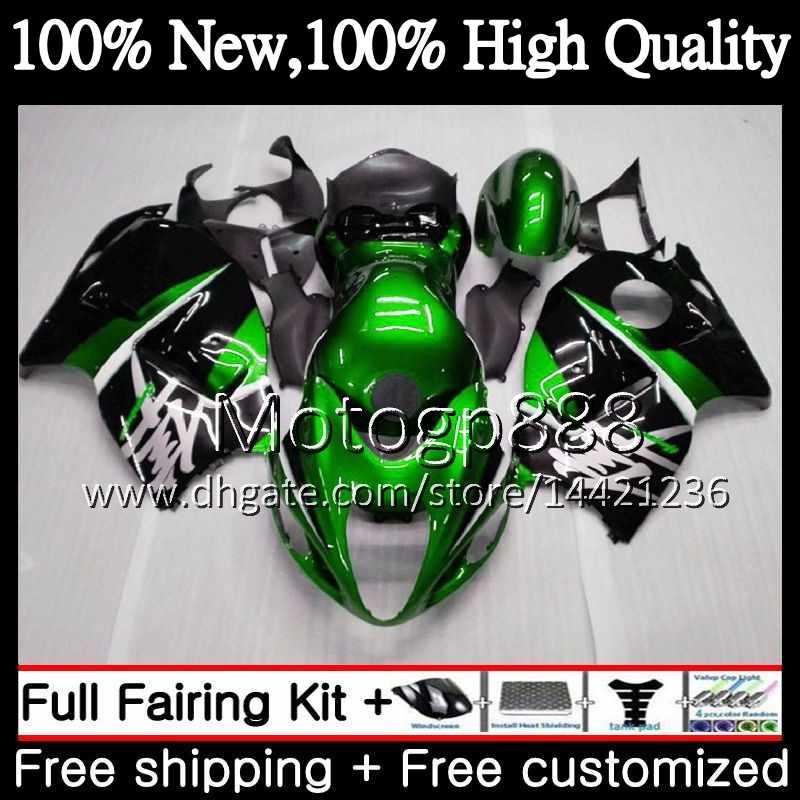 

Body For SUZUKI Green black Hayabusa GSXR1300 96 07 GSX R1300 56PG00 GSXR-1300 GSXR 1300 1996 1997 1998 1999 2000 2001 Fairing Bodywork, Armygreen