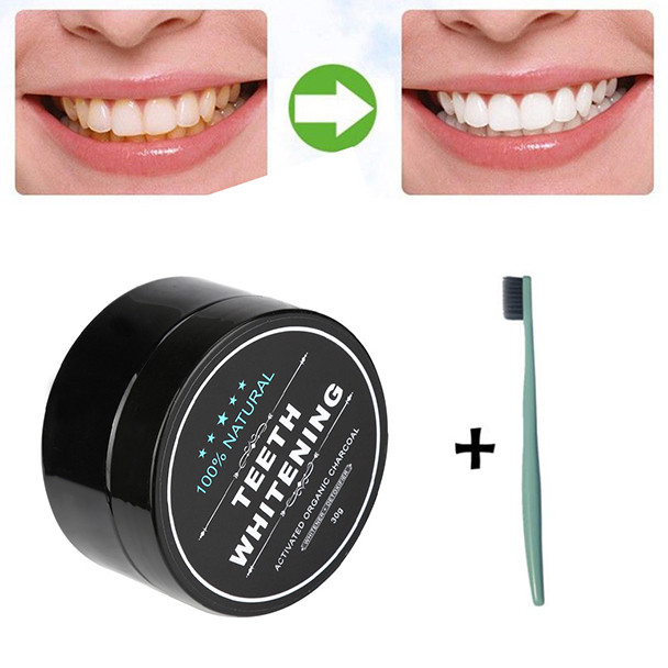 Maange Teeth Whitening Teeth Whitening Powder Natural Organic Activated Charcoal Bamboo ...
