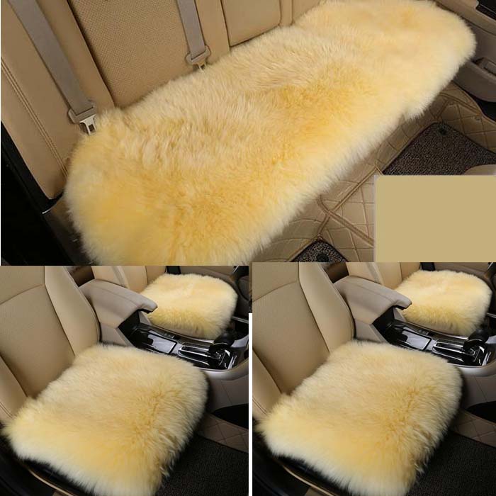 

Car front/back Seat Covers Luxurious plush fur design Warm Winter Universal Fit SUV sedans Chair Pad Cushion mat