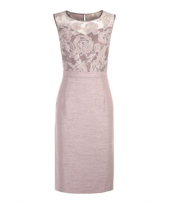 

Knee Length Mother of the Bride Dresses with Rose Lace Flowers for Wedding Party Mother of the groom Dresses, Hunter