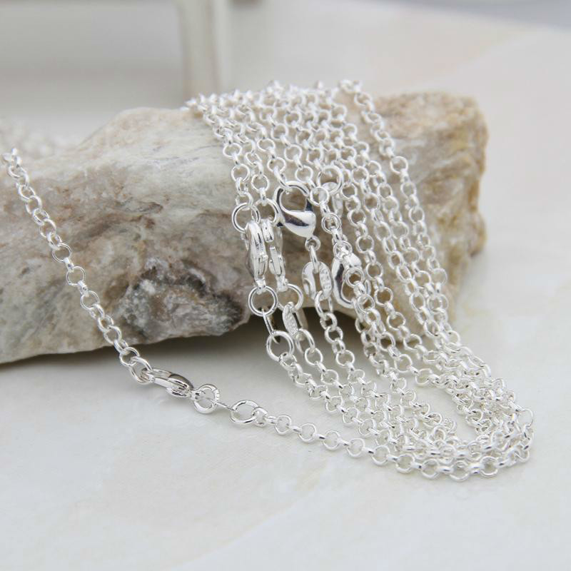 

The Price Of WHOLESALE 10PCS Silver Plated Necklace Links Rope Snake Chains With Lobster Clasp Fit For DIY Jewelry Necklaces 16-30 Inch